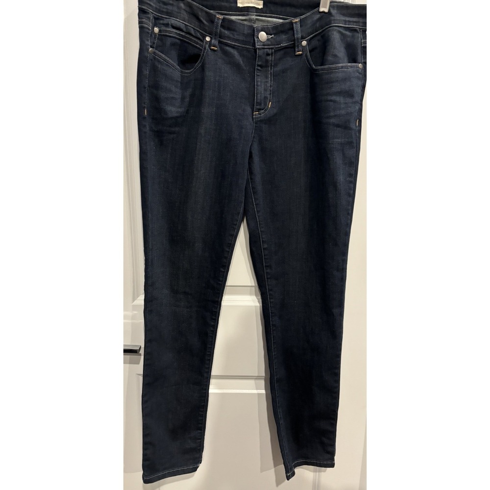 Eileen Fisher Organic Cotton Women's No Size Tag Waist 34‎ In Dark Cropped Jeans